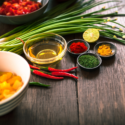 Cooking a favorite meal